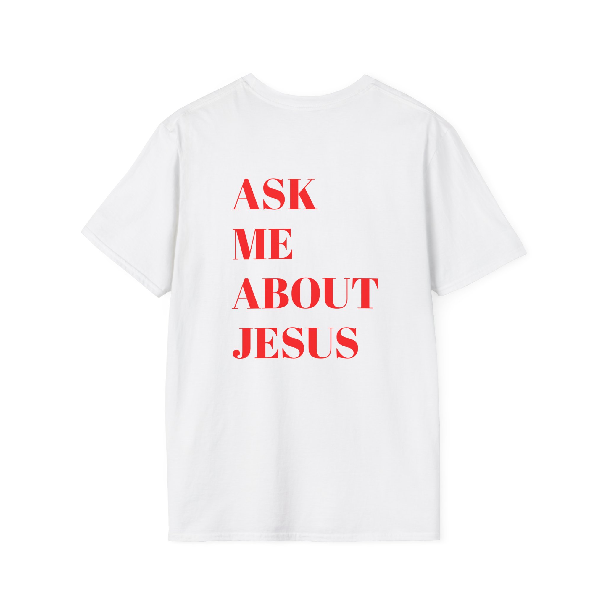 Ask Me About Jesus Unisex Softstyle T-Shirt - Image 14