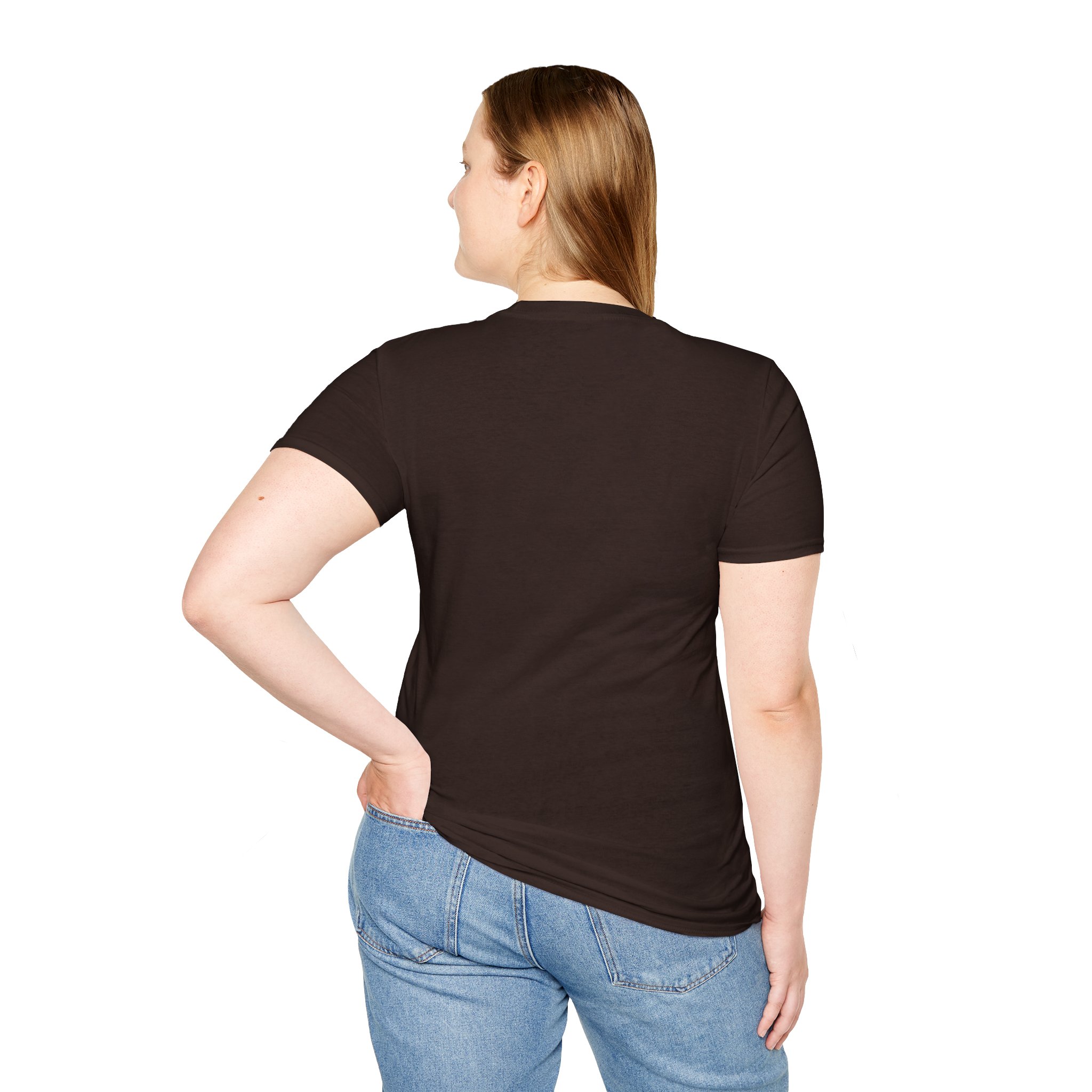 Personalized The World Is Better Because You’re In It Softstyle T-Shirt - Image 7