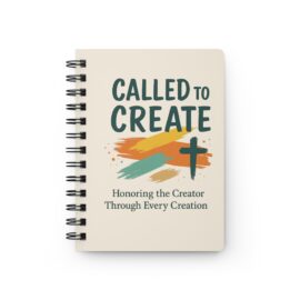 Personalized Called to Create – Spiral Bound Christian Journal for Faith-Filled Creators