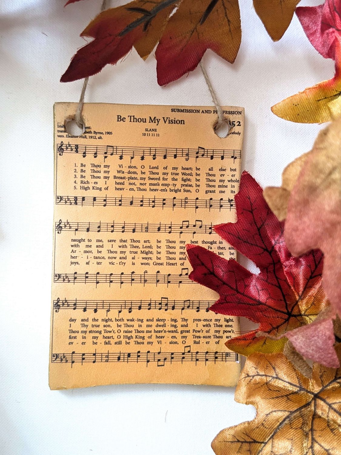 Be Thou My Vision Vintage Style Hymn Ornament - Image 4