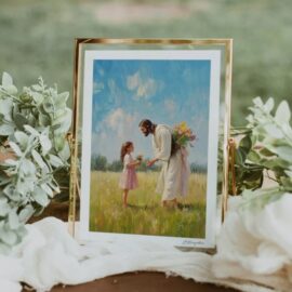 Cheerful Gift - Signed Handmade Art Print
