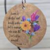 Proverbs 31 Purple Bouquet Keepsake Ornament for Women