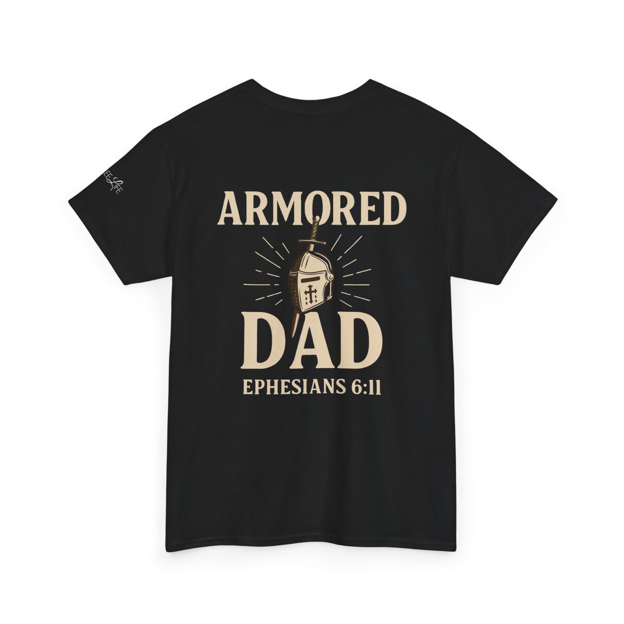 Personalized Armored Dad – Unisex Heavy Cotton Tee - Image 20