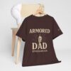 Personalized Armored Dad – Unisex Heavy Cotton Tee