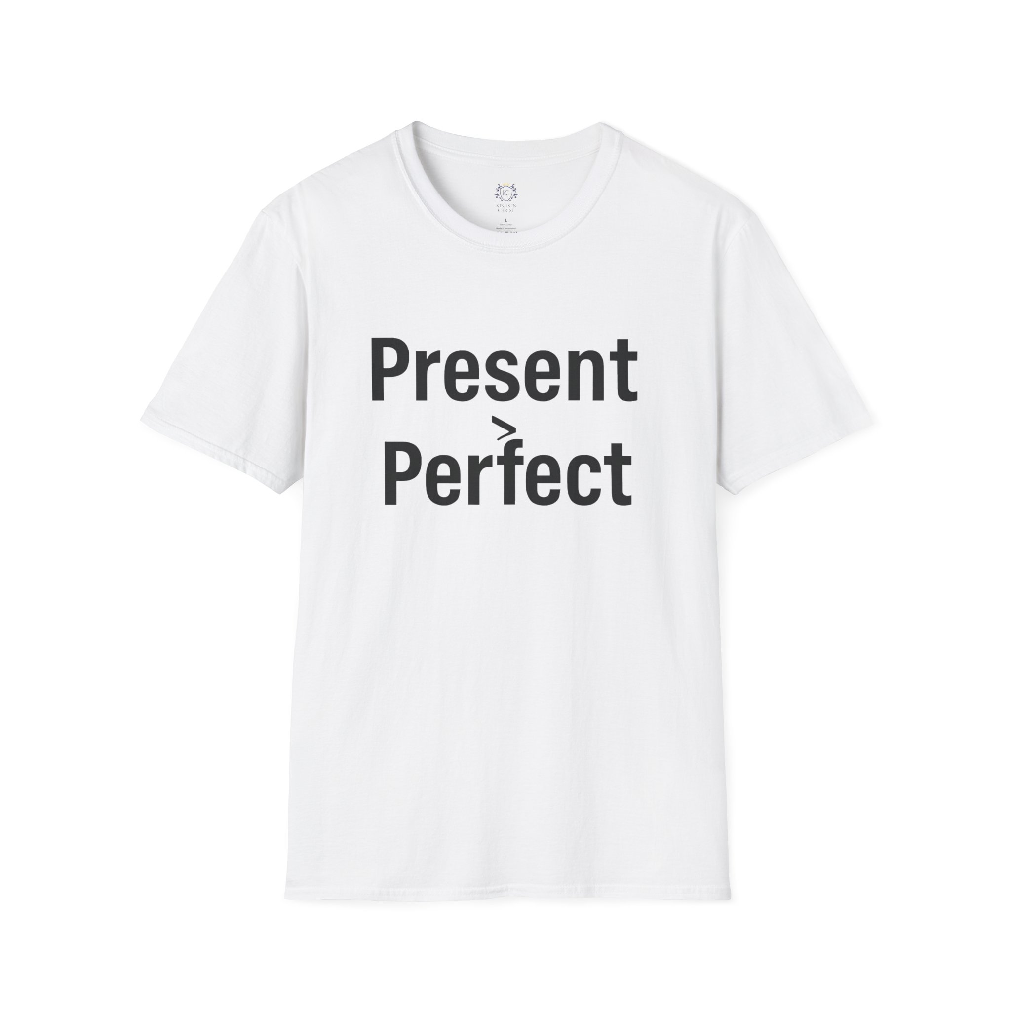 Present > Perfect Christian Softstyle T-Shirt