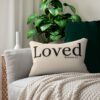 Personalized Loved – Spun Polyester Lumbar Pillow
