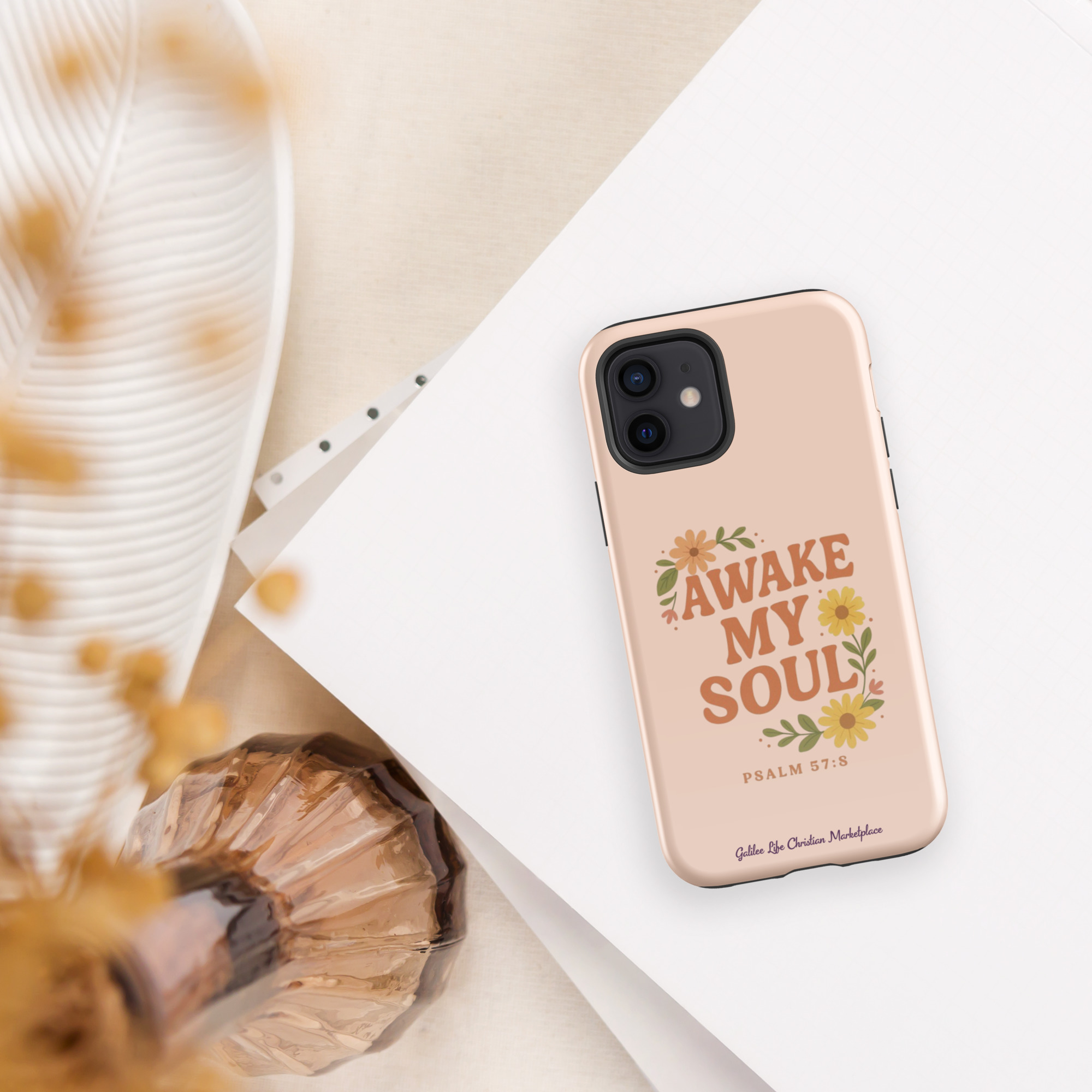 Awake My Soul – Tough Case for iPhone® (Psalm 57:8) - Image 6