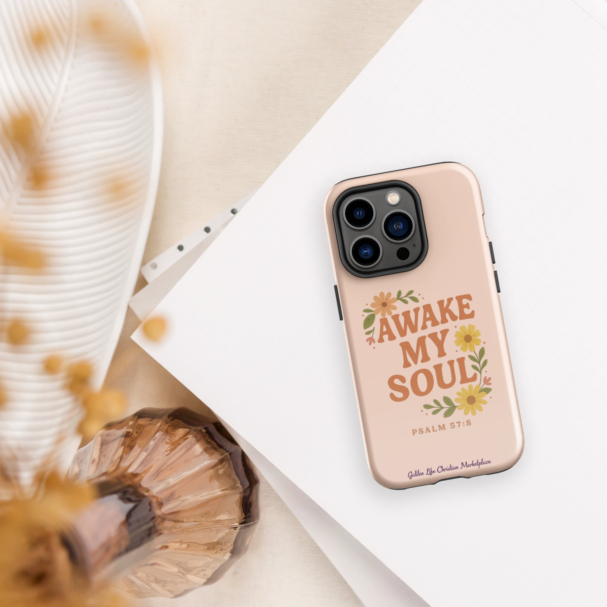 Awake My Soul – Tough Case for iPhone® (Psalm 57:8) - Image 15