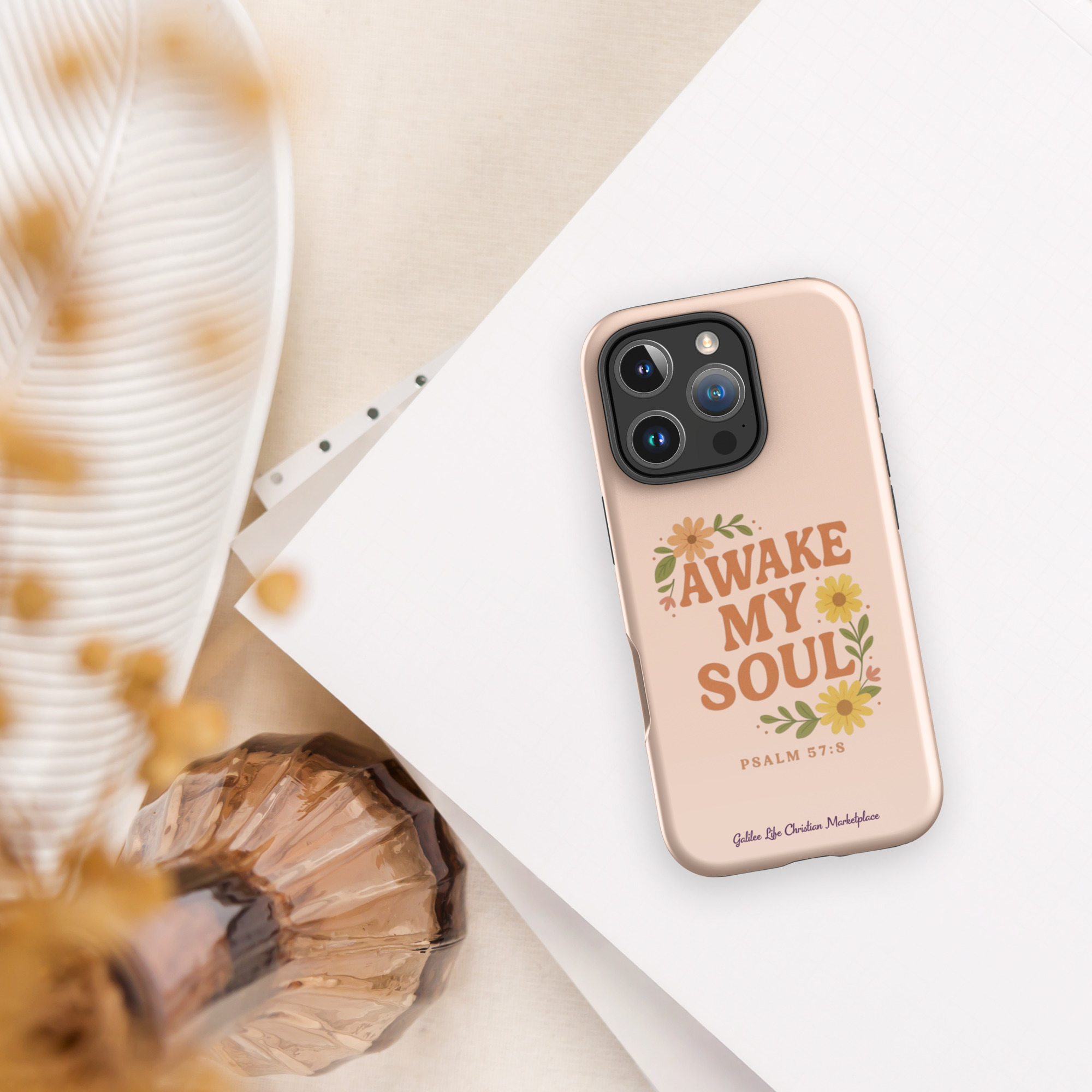 Awake My Soul – Tough Case for iPhone® (Psalm 57:8) - Image 23