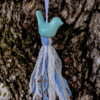 Vintage Blue Bird Tassel | Upcycled Salt Shaker Home Décor