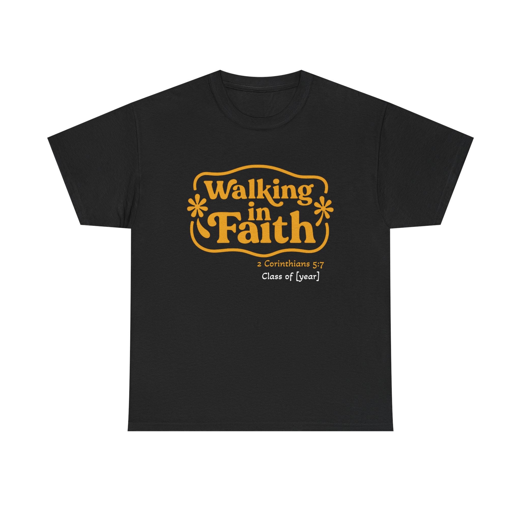 Personalized Walking in Faith Heavy Cotton Tee – 2 Corinthians 5:7 - Image 12