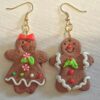 Gingy Couple Clay Earrings