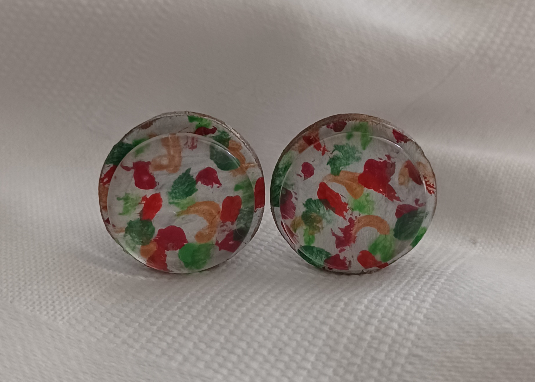 Holly Jolly Art Earrings