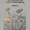 Hebrews 11:1 Foil Art Print