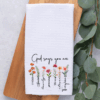 God Says You Are Kitchen Towel, 16"x24" Waffle Weave Dish Towel, Inspirational Gift