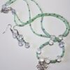 Snow Mint Beaded Necklace Set
