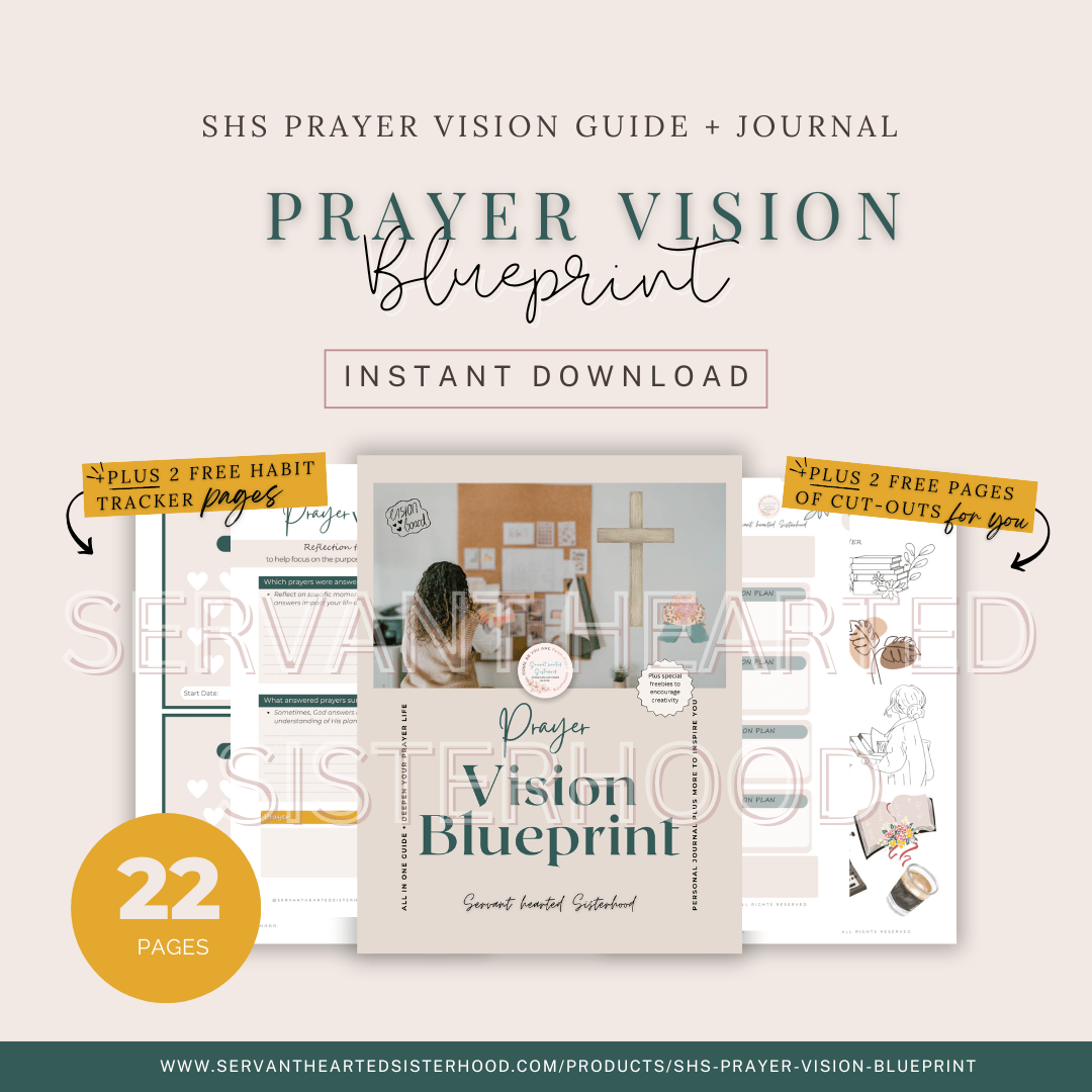 SHS Prayer Vision Blueprint (instant download)