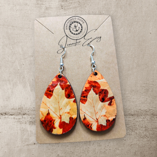 Falling Leaves Dangle Earrings