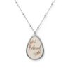 Gracefully Adorned Beloved – Oval Necklace