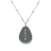 WWJD Oval Necklace