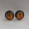 Bonfire Baby Art Earrings