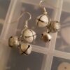 Mini Jingle Bell Frost Trio Earrings