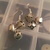 Mini Jingle Bell Silver Trio A Earrings