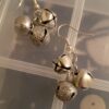 Mini Jingle Bell Silver Trio B Earrings