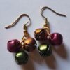 Mini Jingle Bell Warm Trio B Earrings