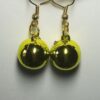 Shine Bulb Green Earrings