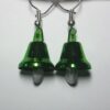 Chime Bell Green Earrings