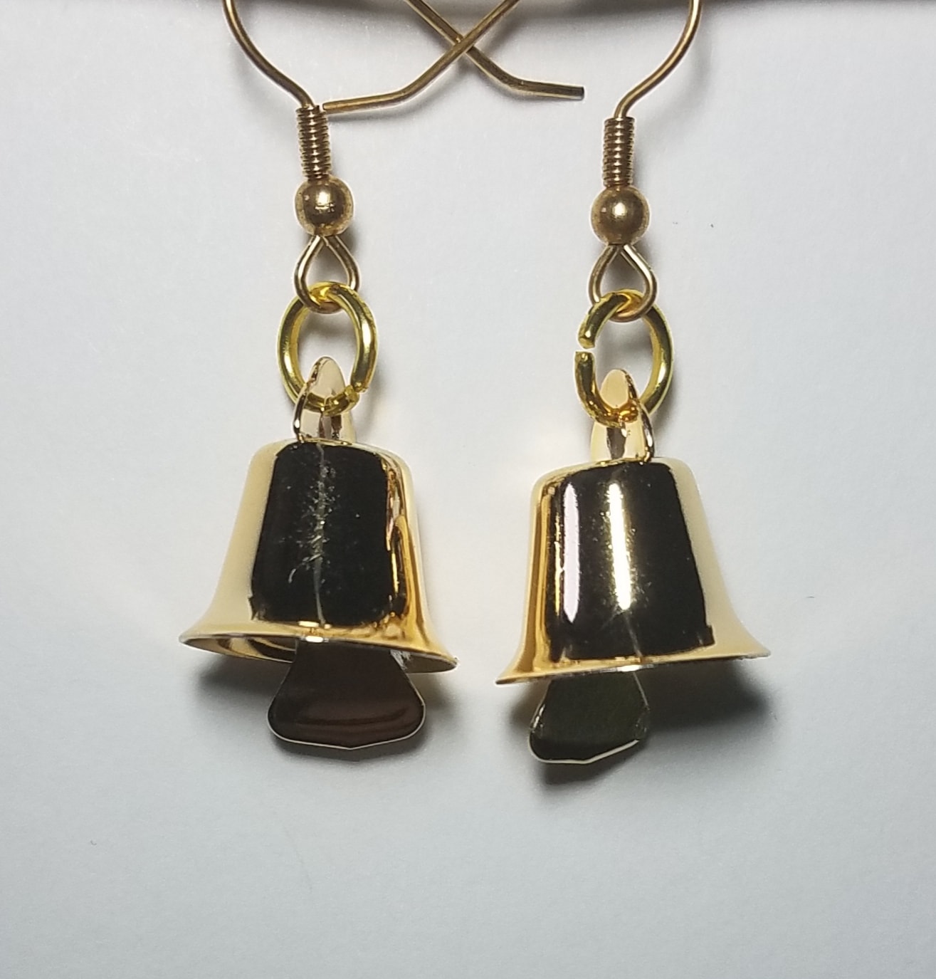 Chime Bell Gold Earrings