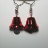 Chime Bell Red Earrings