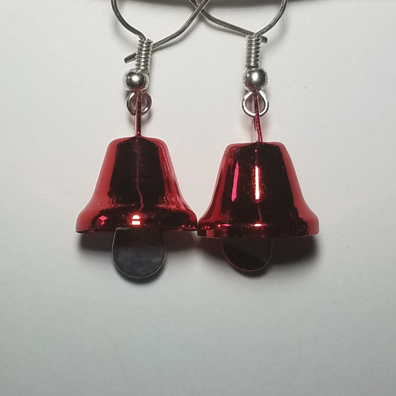 Chime Bell Red Earrings