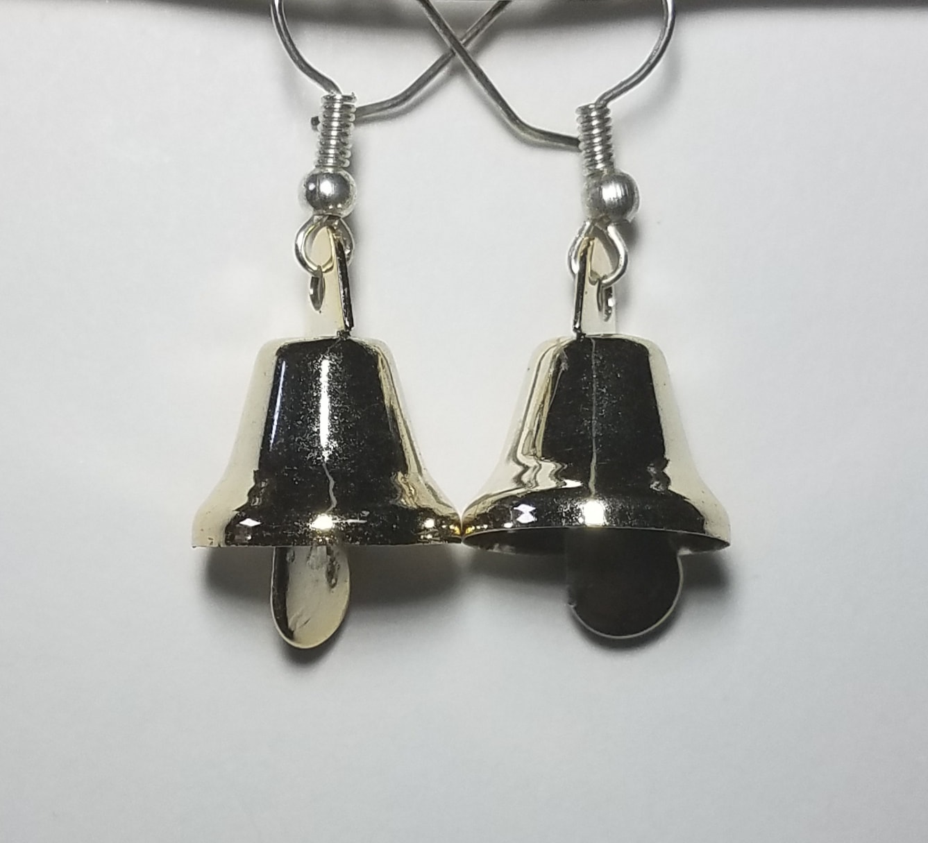 Chime Bell Silver Earrings