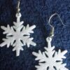 Glitterflake Flat Earrings