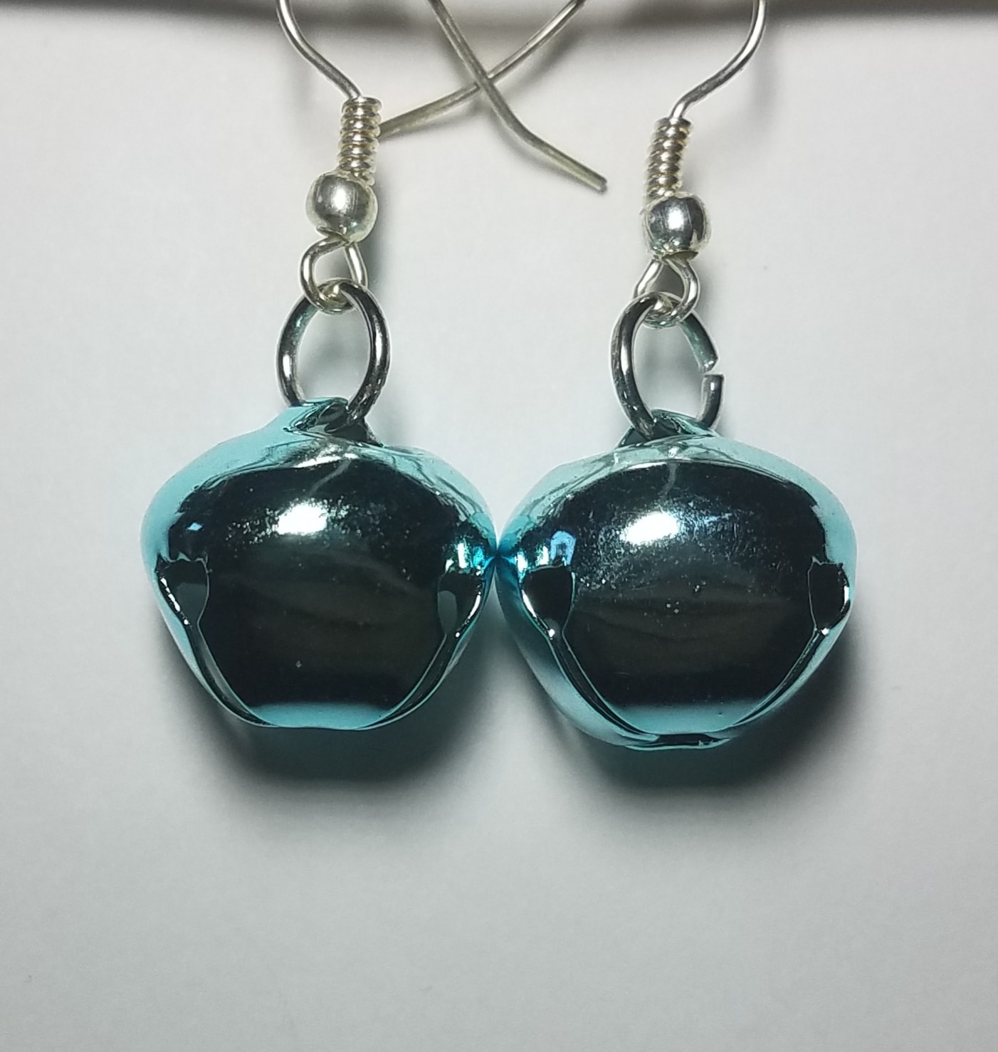Jingle Bell Blue Earrings