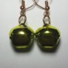 Jingle Bell Green B Earrings