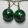 Ornament Green B Earrings