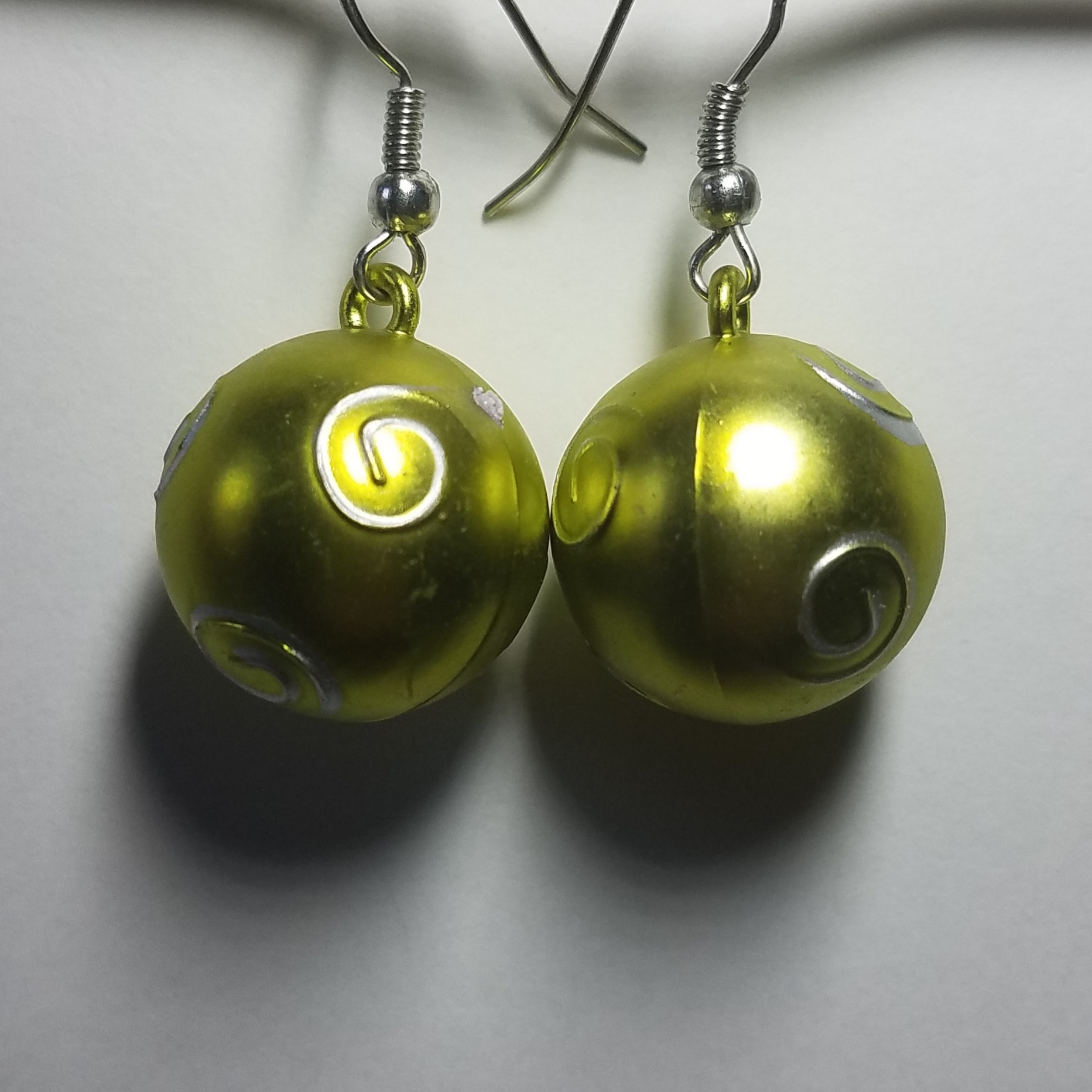 Ornament Lime Earrings