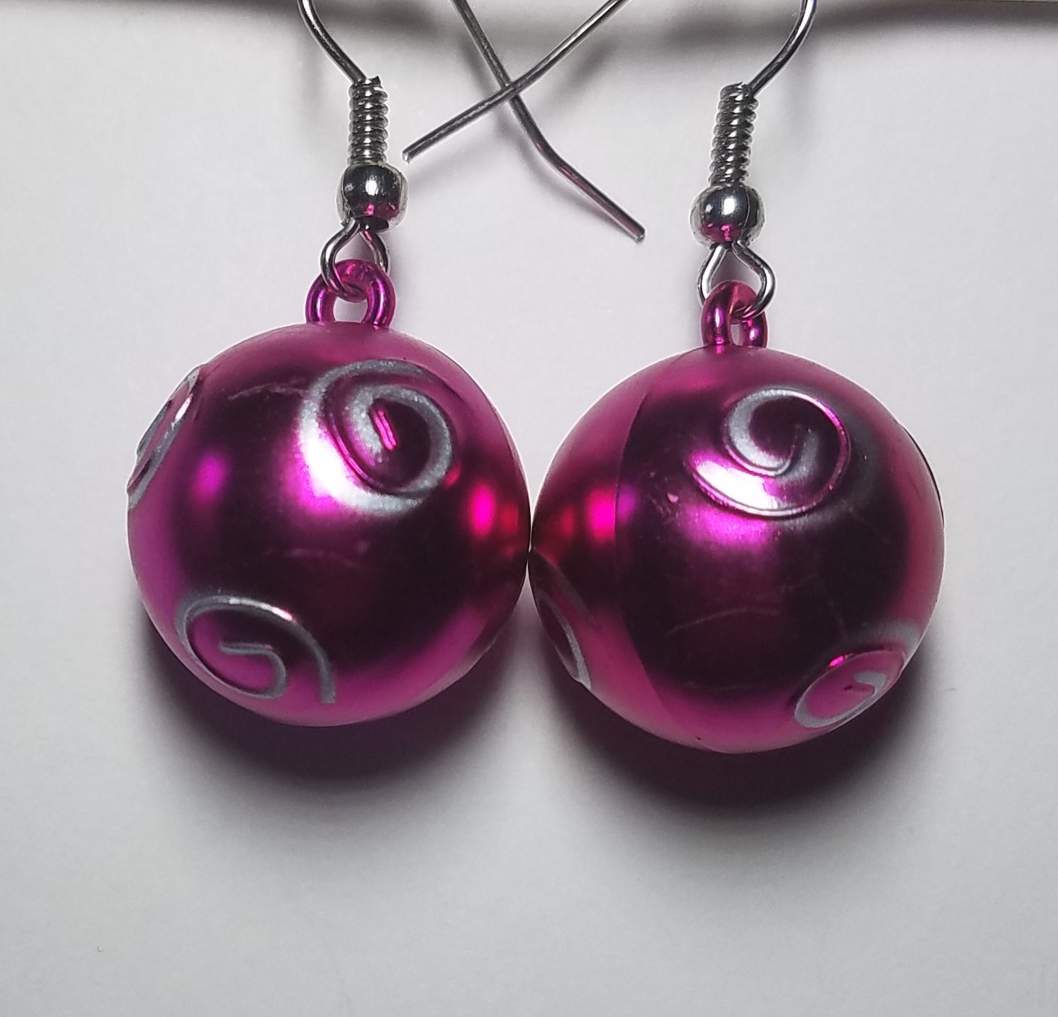 Ornament Pink A Earrings