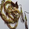 Earth and Flower Strand Necklace Set
