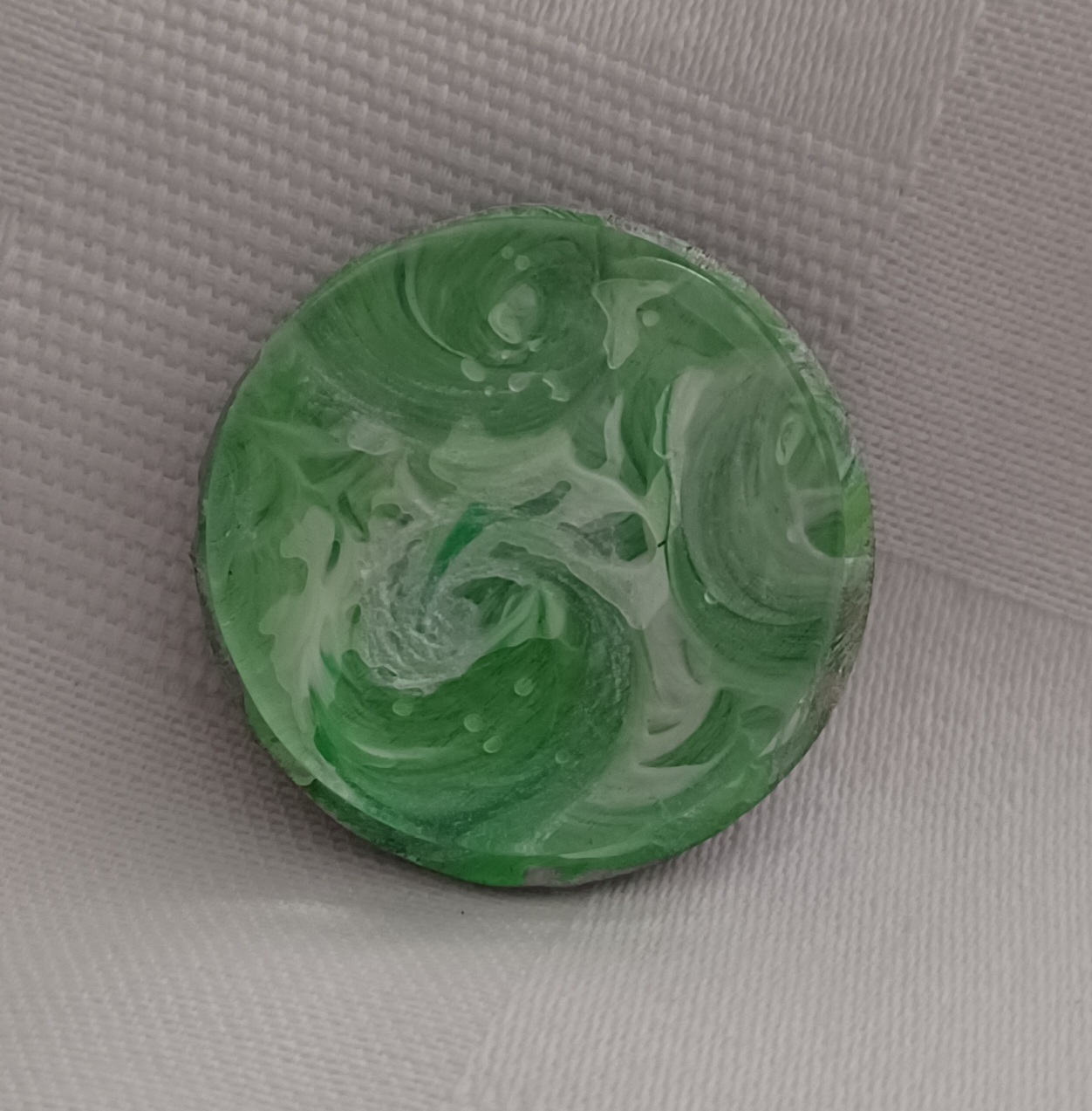 Lime Swirl Art Magnet