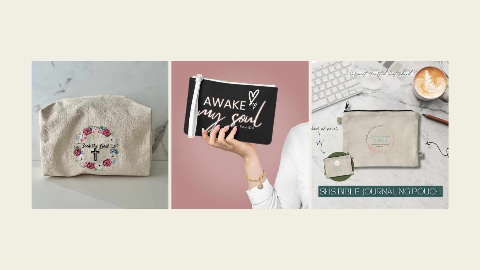 Christian Zipper Pouches
