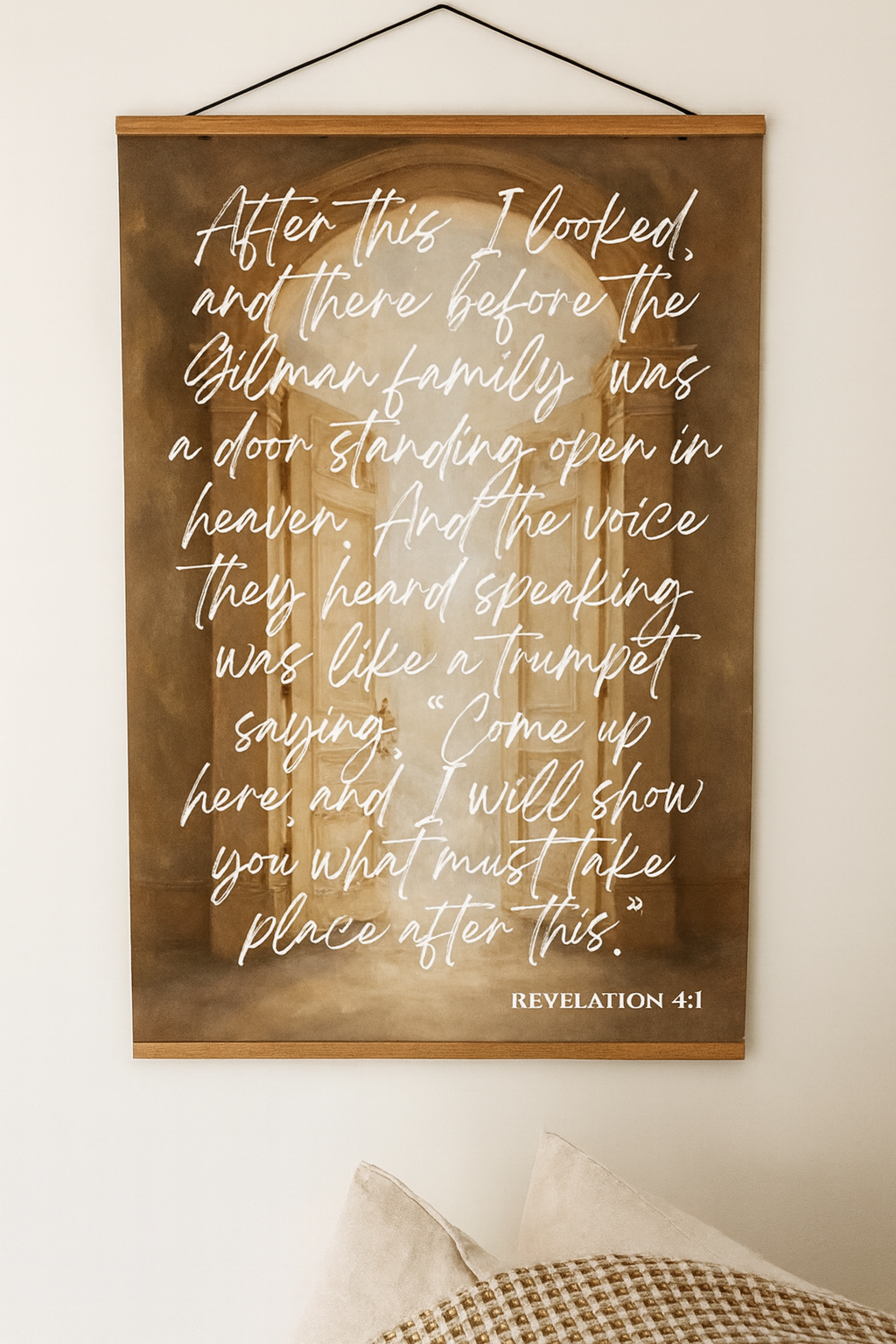 Revelation 4:1 Custome Scripture Poster Large 24x36