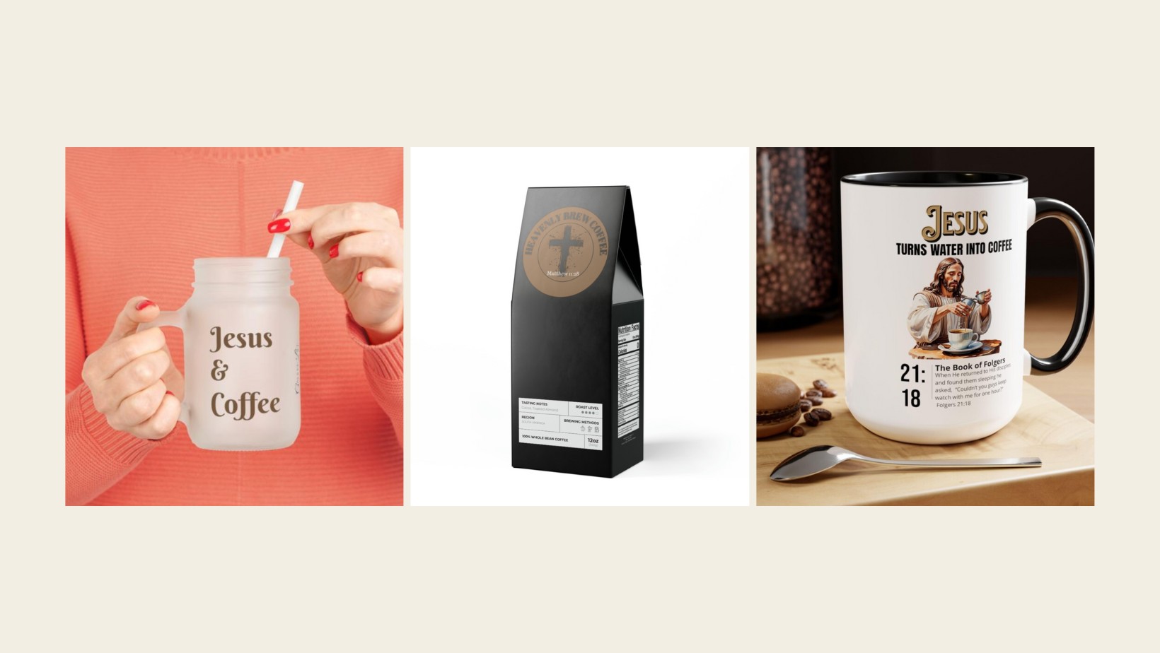 Fall Jesus and Coffee Gifts