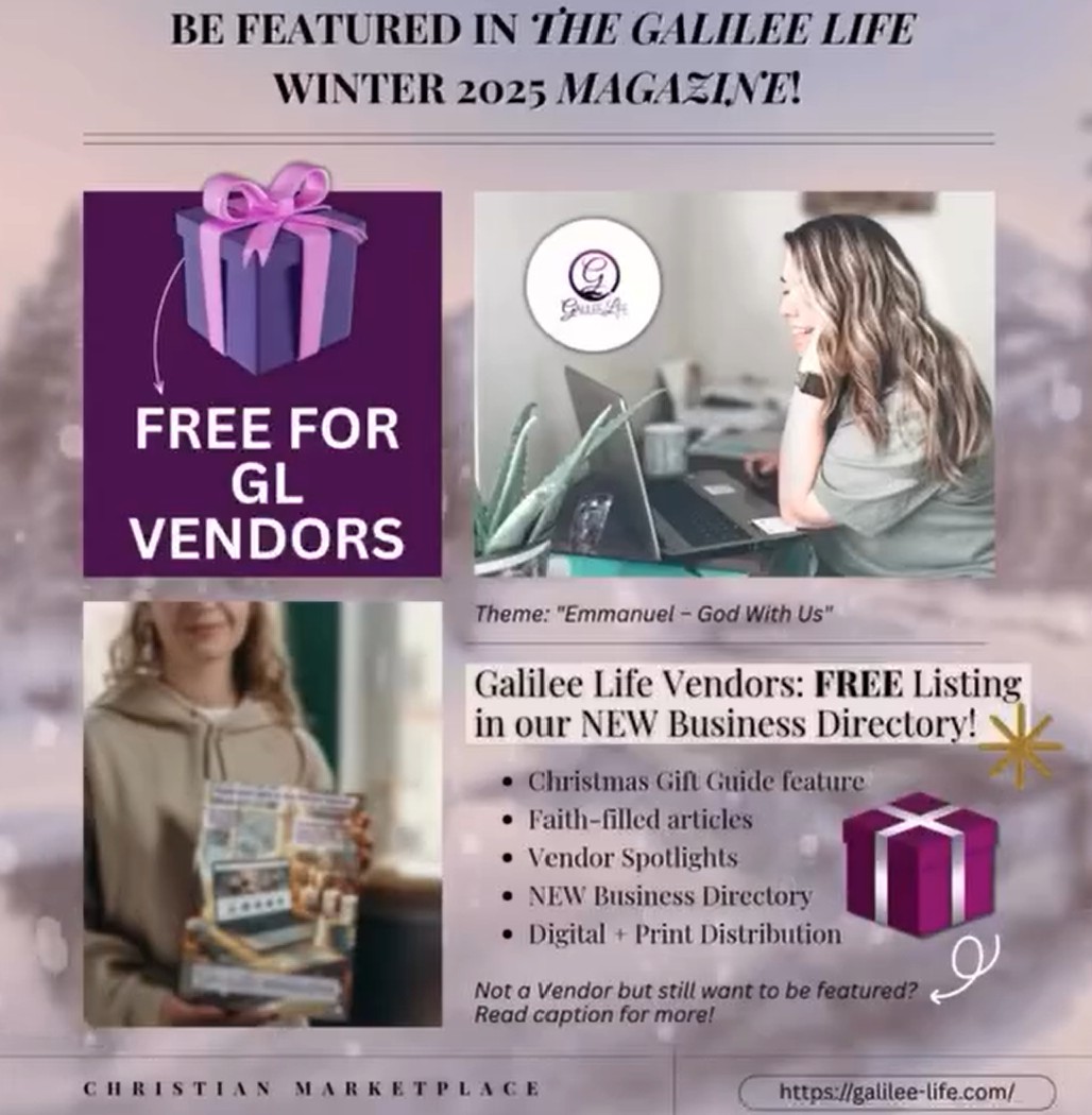 Vendor & Small Business Feature – Galilee Life Winter 2025 Magazine