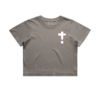 Hype for Christ Heavy Faded Grey Crop Top