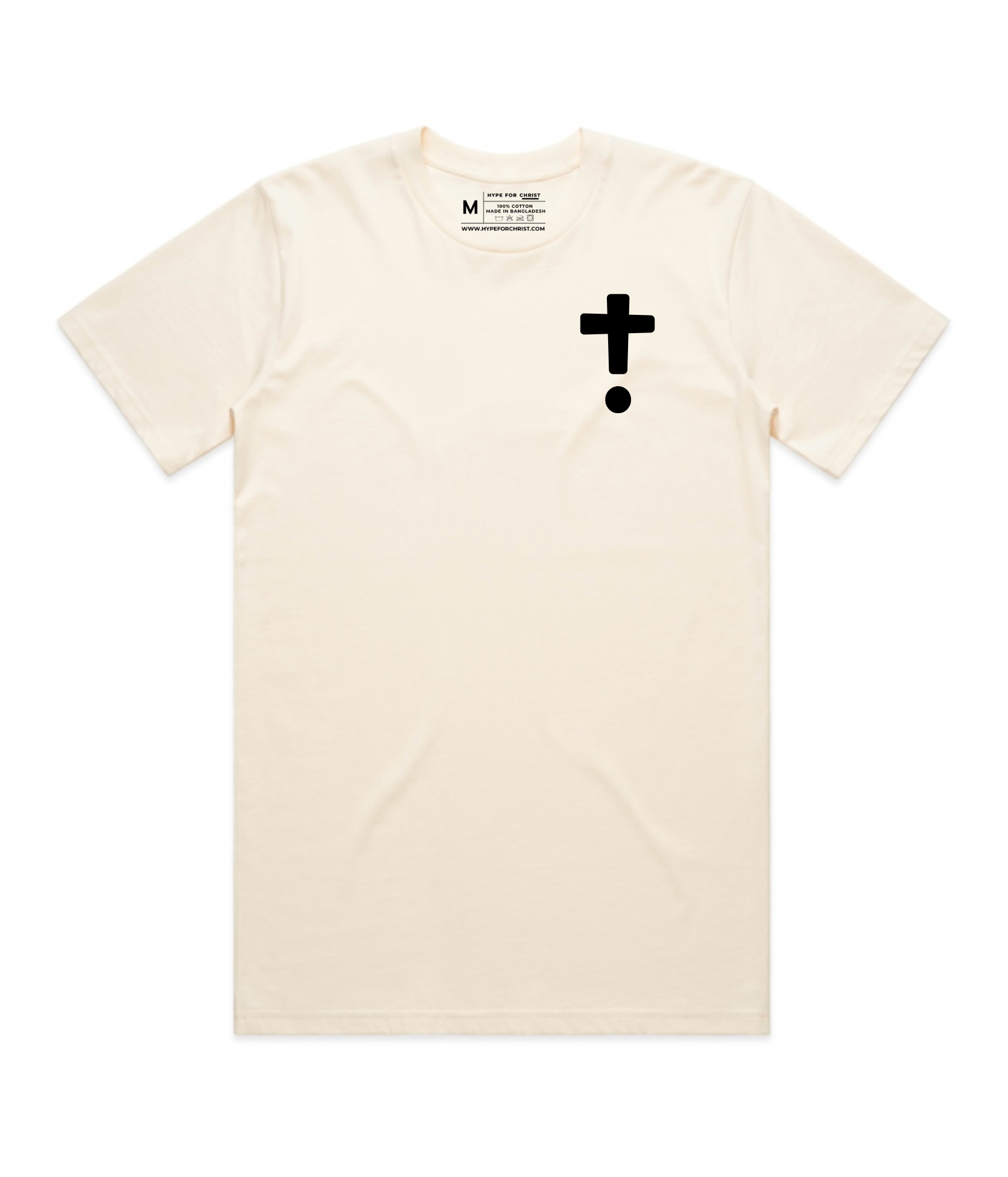Hype for Christ Logo Cream Unisex T-Shirt
