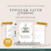 SHS Toddler Faith Workbook (Instant Download)